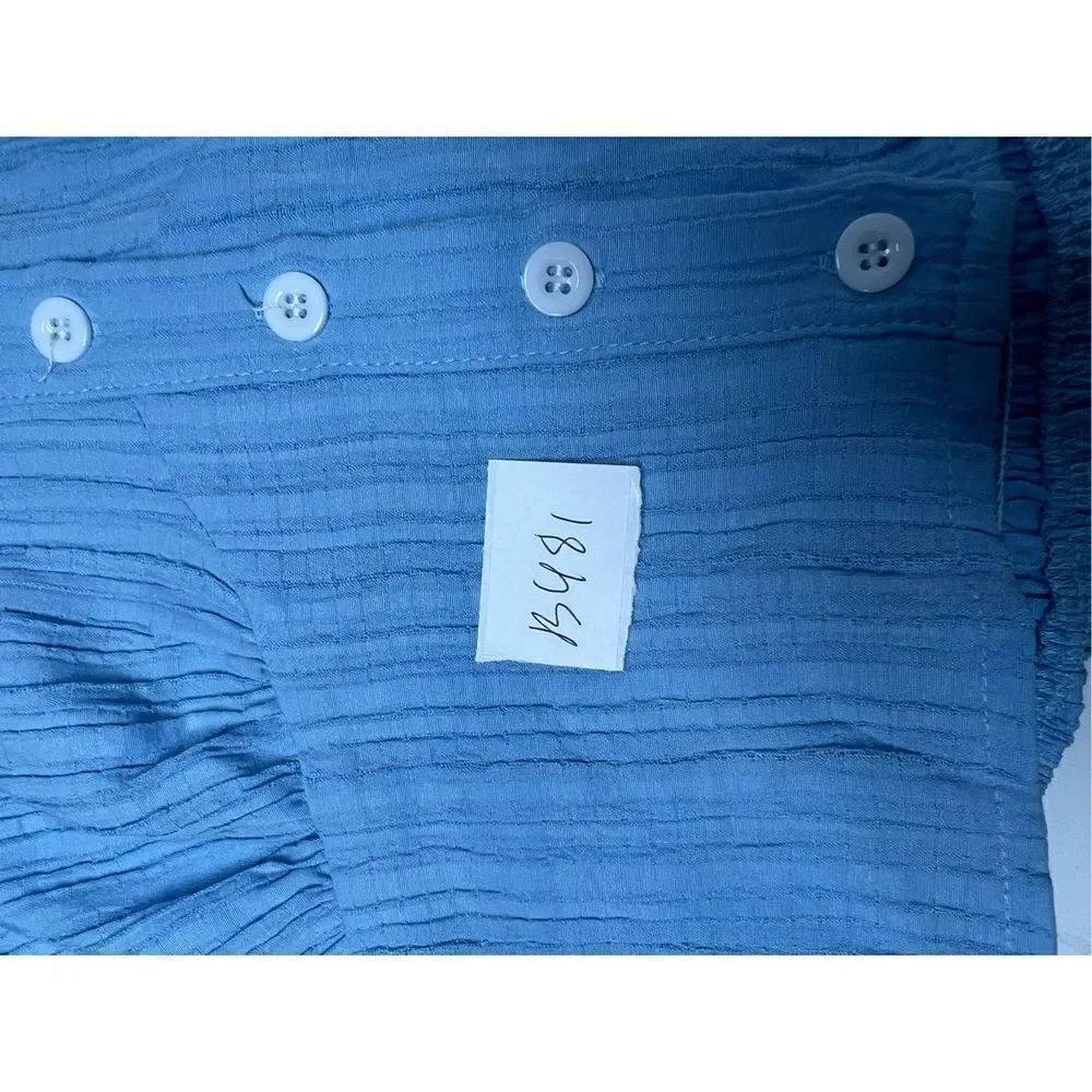 SHEIN Button Up Crop Top Size M - Picture 8 of 8